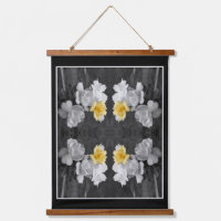 Yellow Rose Cluster Partial Colour Abstract