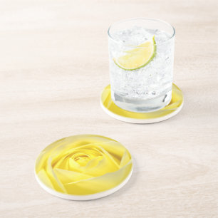 Yellow Rose Coaster