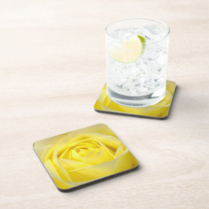 Yellow Rose Coaster
