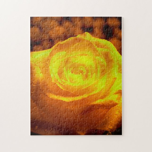 Yellow Rose Creative Pattern Jigsaw Puzzle (Vertical)