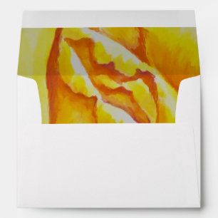 Yellow Rose Envelopes