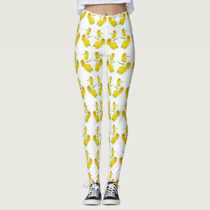 Yellow Rose Fabric. Leggings