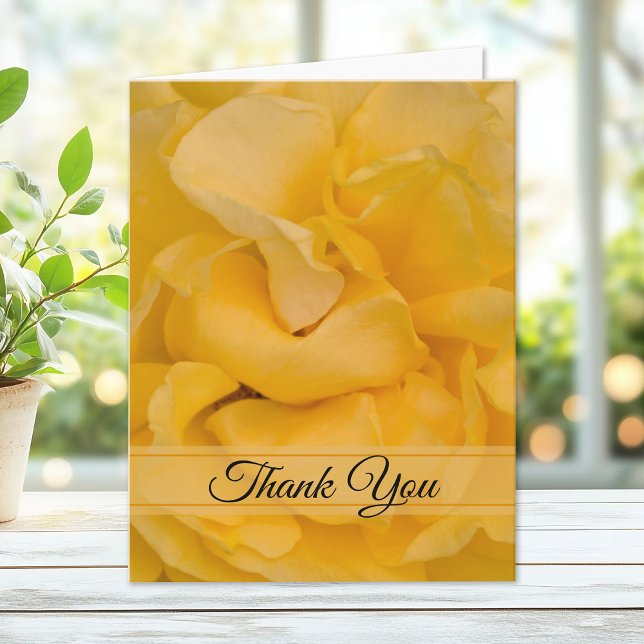 Yellow Rose Floral Thank You (Creator Uploaded)