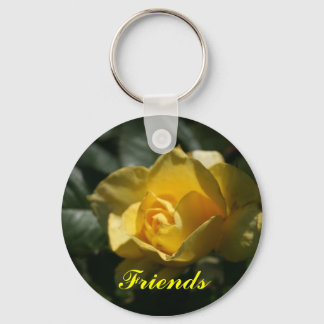 Yellow Rose Friends Key Ring