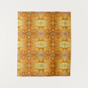 Yellow Rose Ikat Tapestry