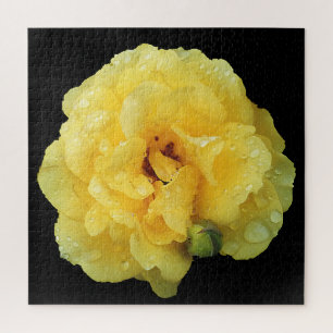 YELLOW ROSE JIGSAW PUZZLE
