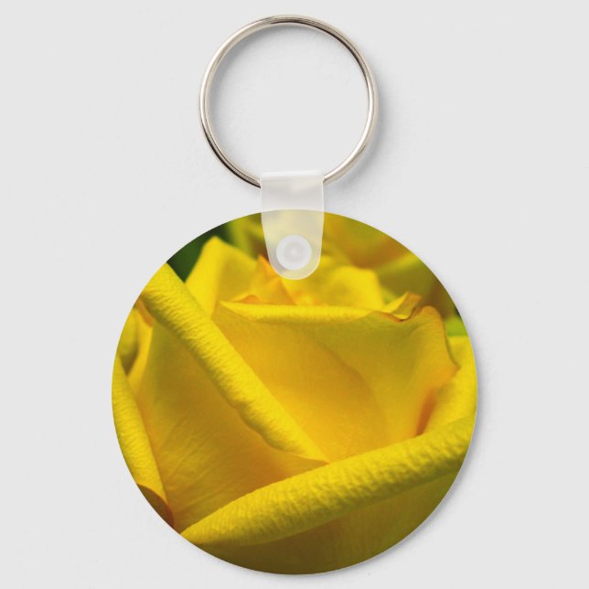 Yellow Rose Key Ring (Front)
