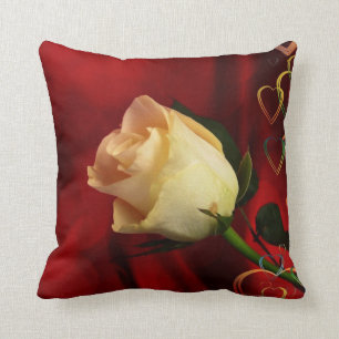 Yellow Rose Love Cushion