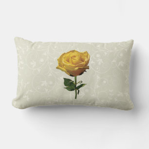 Yellow Rose Lumbar Cushion
