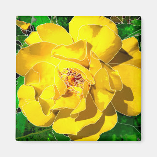 Yellow Rose Magnet