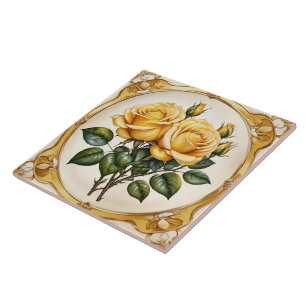Yellow Rose Modern Beautiful Collection Ceramic Tile