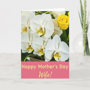 Yellow Rose Mothers Day Card