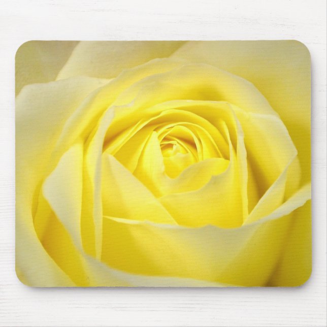 Yellow Rose Mouse Pad (Front)