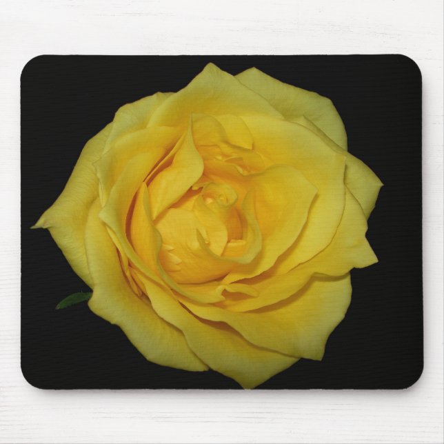 Yellow Rose Mousepad (Front)