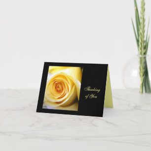 Yellow Rose Note Card