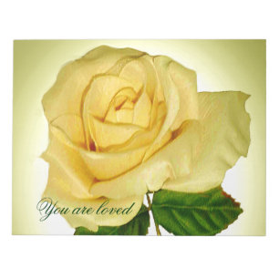 Yellow rose_ notepad