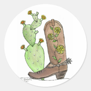 Yellow Rose of Texas Classic Round Sticker