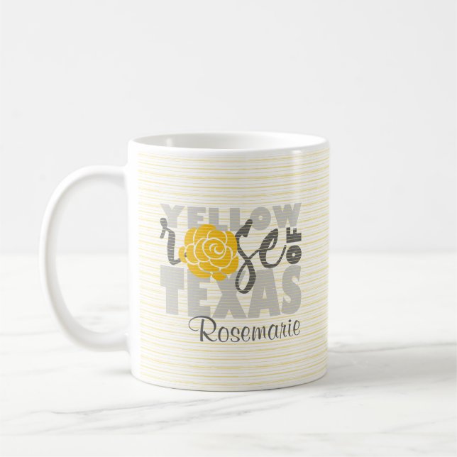 Yellow Rose of Texas Coffee Mug (Left)