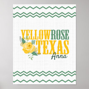 Yellow Rose of Texas - Single Rose Poster