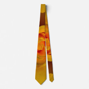 Yellow Rose, orange rose, romantic rose Tie
