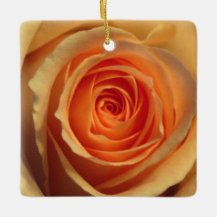 Yellow Rose Ornament