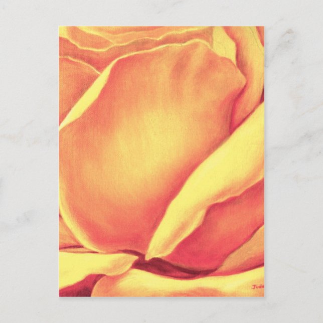 Yellow Rose Painting - Multi Postcard (Front)
