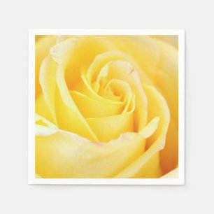 Yellow Rose Paper Napkins