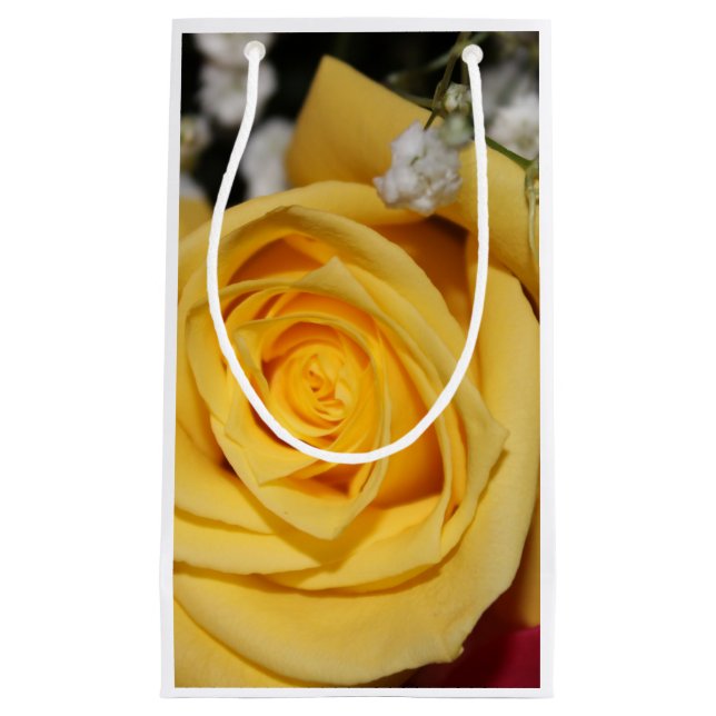 Yellow Rose Petals Gift Bag (Front)