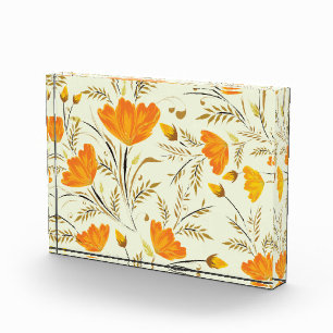 Yellow rose photo block