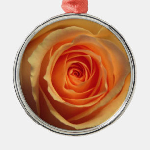 Yellow Rose Round Ornament