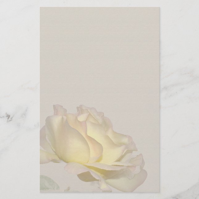 Yellow Rose Stationery (Front)