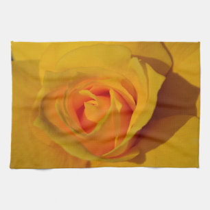 Yellow Rose Tea Towel