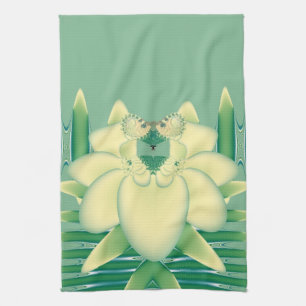 Yellow Rose Tea Towel