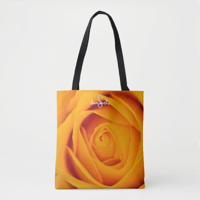 Yellow Rose Tote Bag (Front)