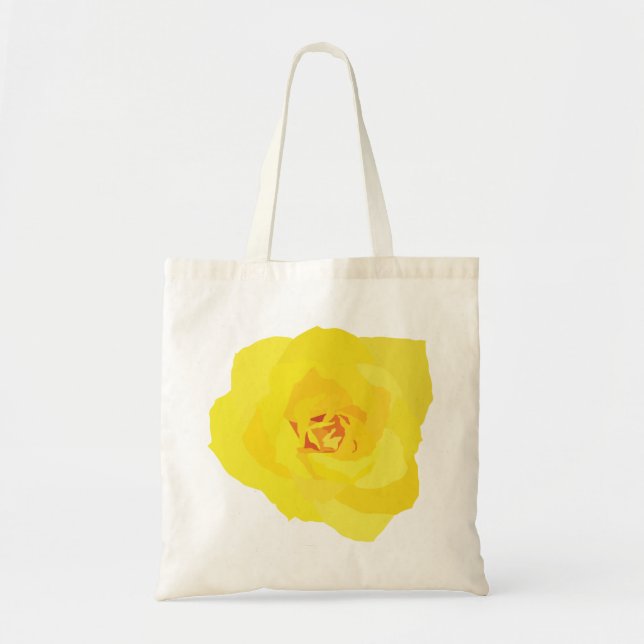 Yellow Rose Tote Bag (Front)