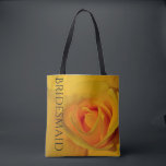 Yellow Rose tote for the Bridesmaid<br><div class="desc">pretty yellow rose - photography by H Cooper</div>