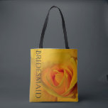 Yellow Rose tote for the Bridesmaid Bag<br><div class="desc">pretty yellow rose - photography by H Cooper</div>