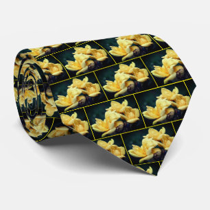 Yellow Rose Trio  Tie