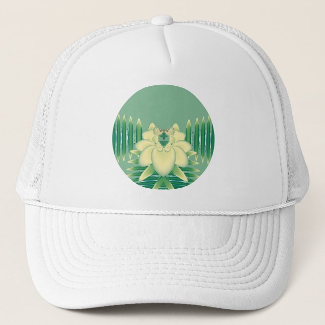 Yellow Rose Trucker Hat (Front)
