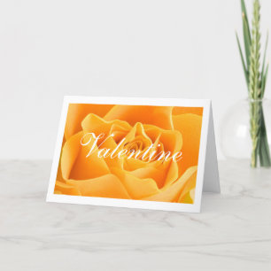 Yellow Rose Valentine Greeting Card