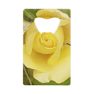 Yellow Rosebud Bottle Opener