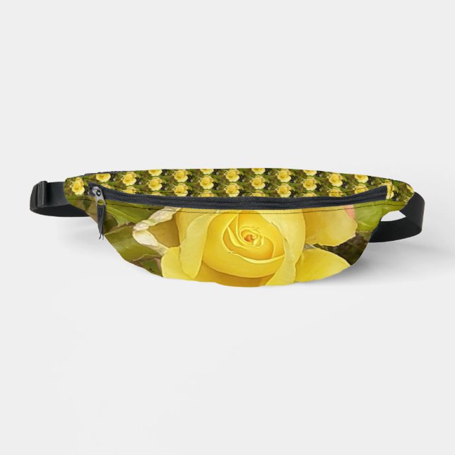 Yellow Rosebud Bum Bag (Front)