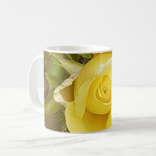 Yellow Rosebud Mug
