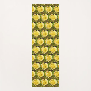 Yellow Rosebud  Yoga Mat