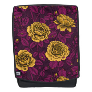 Yellow roses backpack