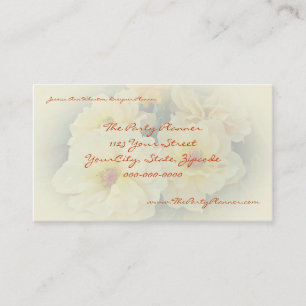Yellow Roses Business Card