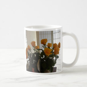 Yellow Roses coffee cup