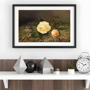 Yellow Roses, Floral Poster