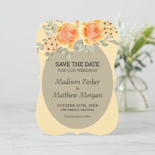 Yellow Roses  Invitation