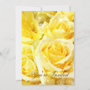 Yellow Roses_ Invitation